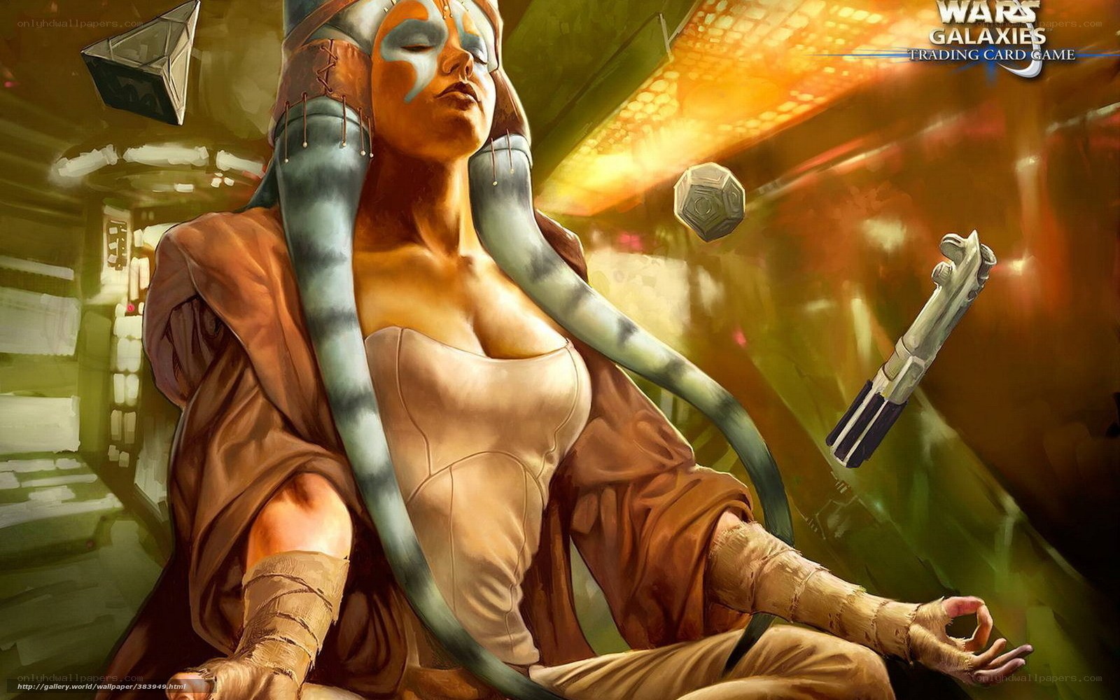 Ahsoka Tano in meditation