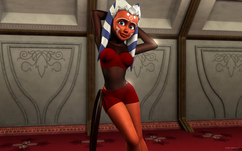Ahsoka Tano in red outfit