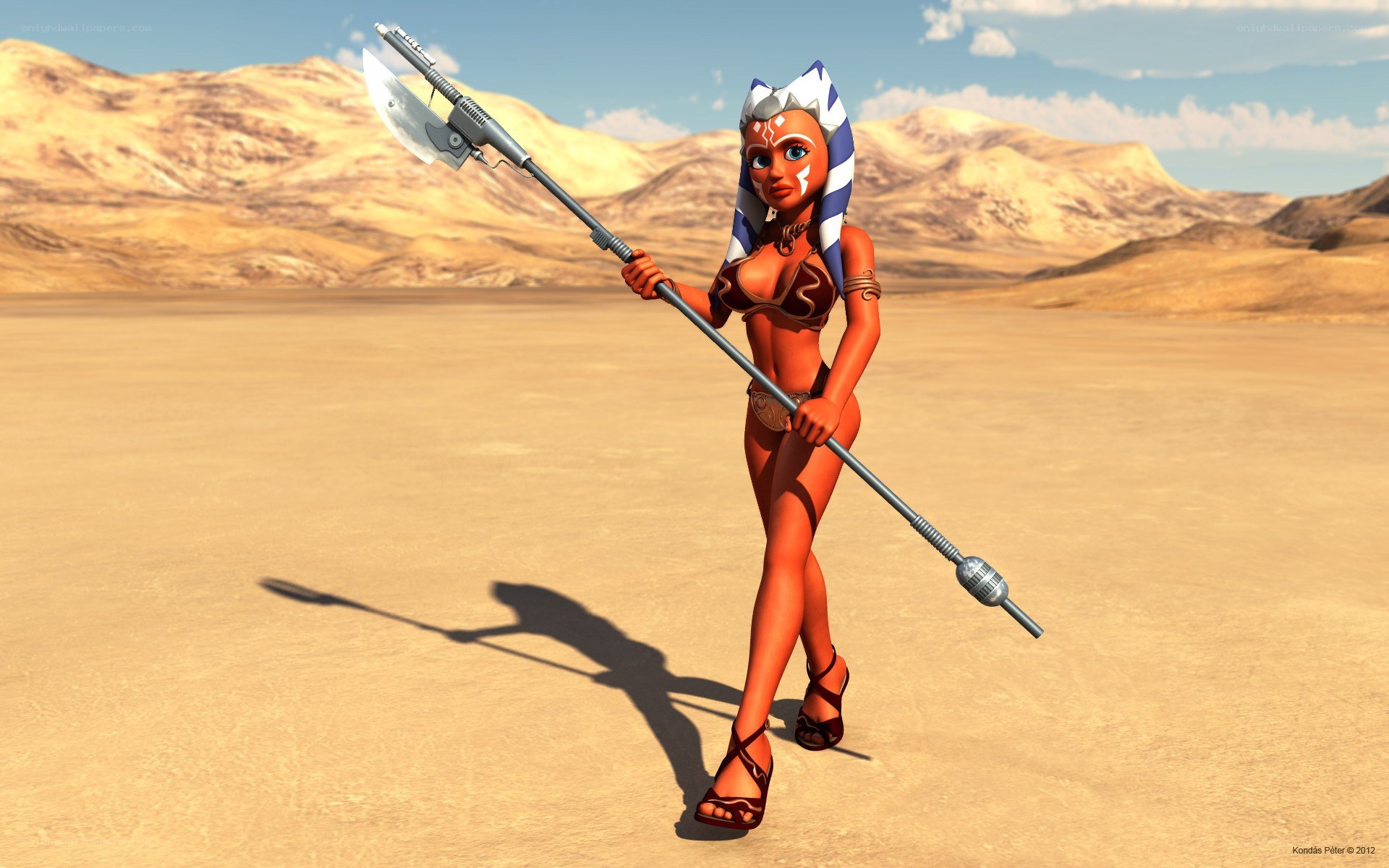 Ahsoka Tano in the desert