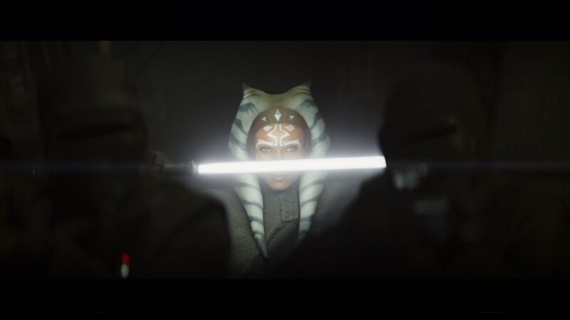 Ahsoka Tano with Lightsaber — Black