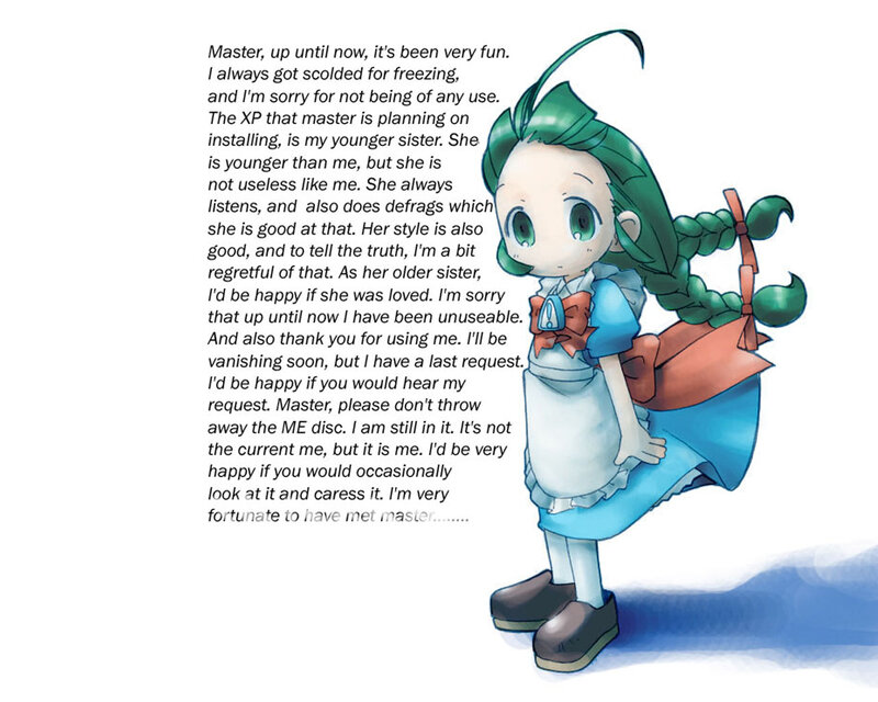 AI character farewell message