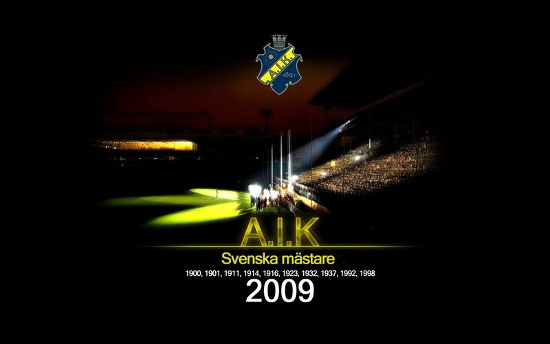 AIK football club celebration