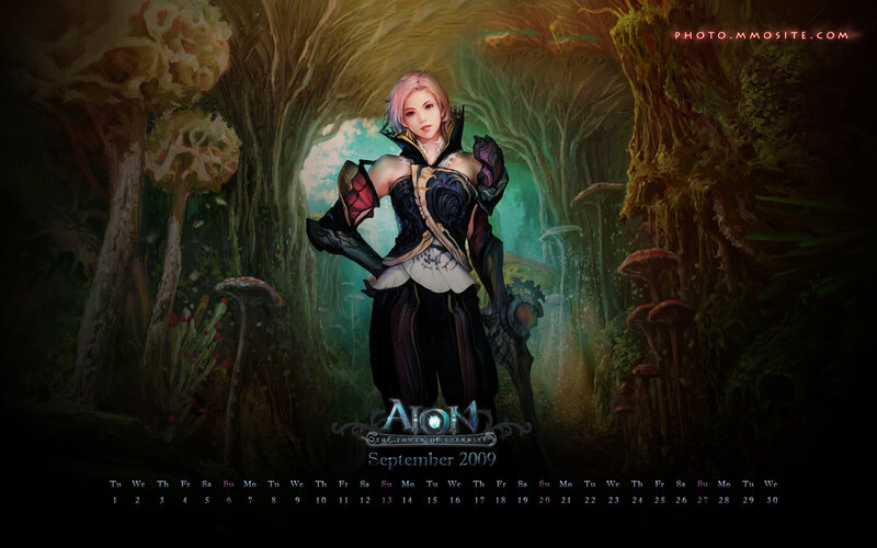 Aion calendar wallpaper