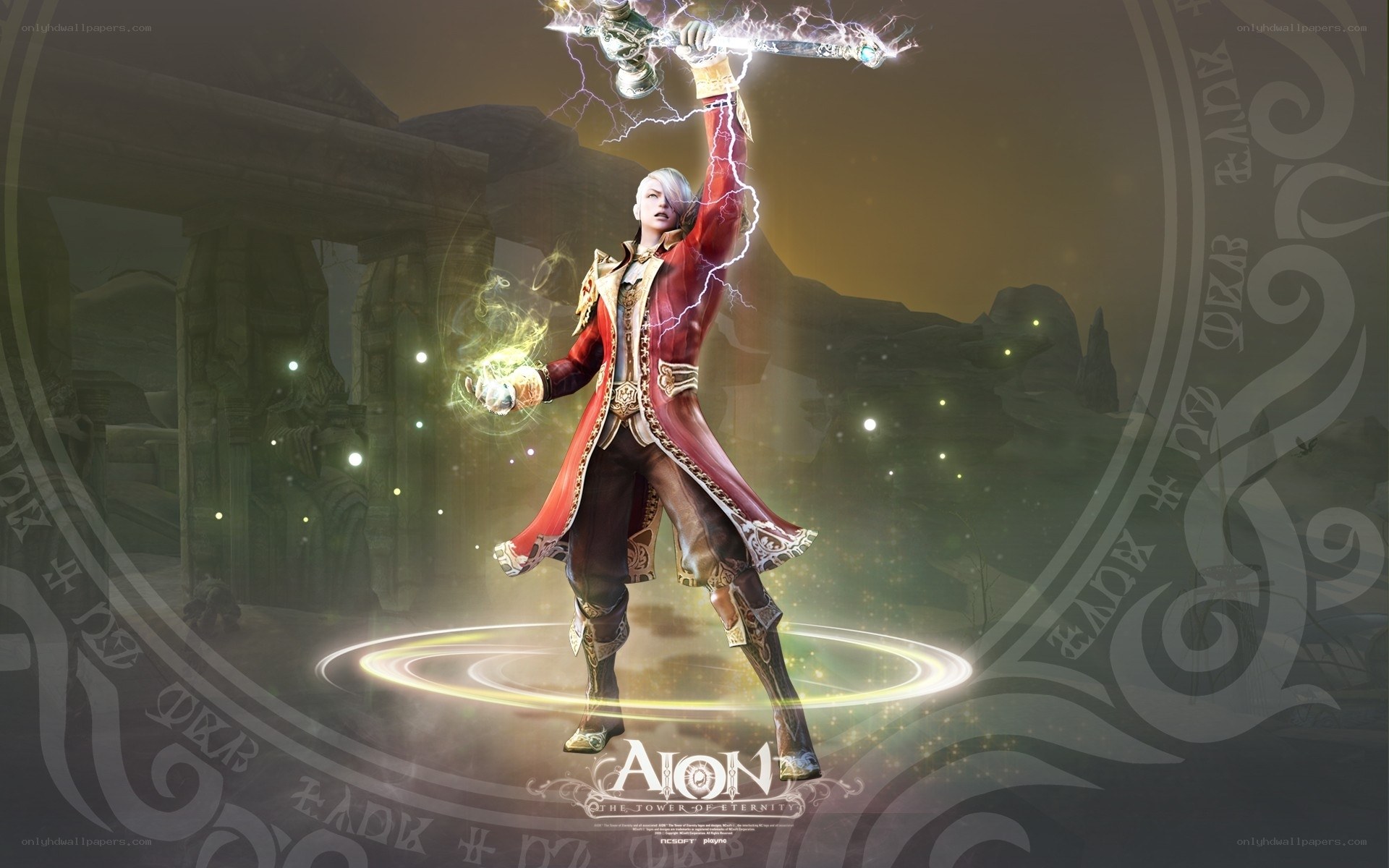 Aion character casting spell