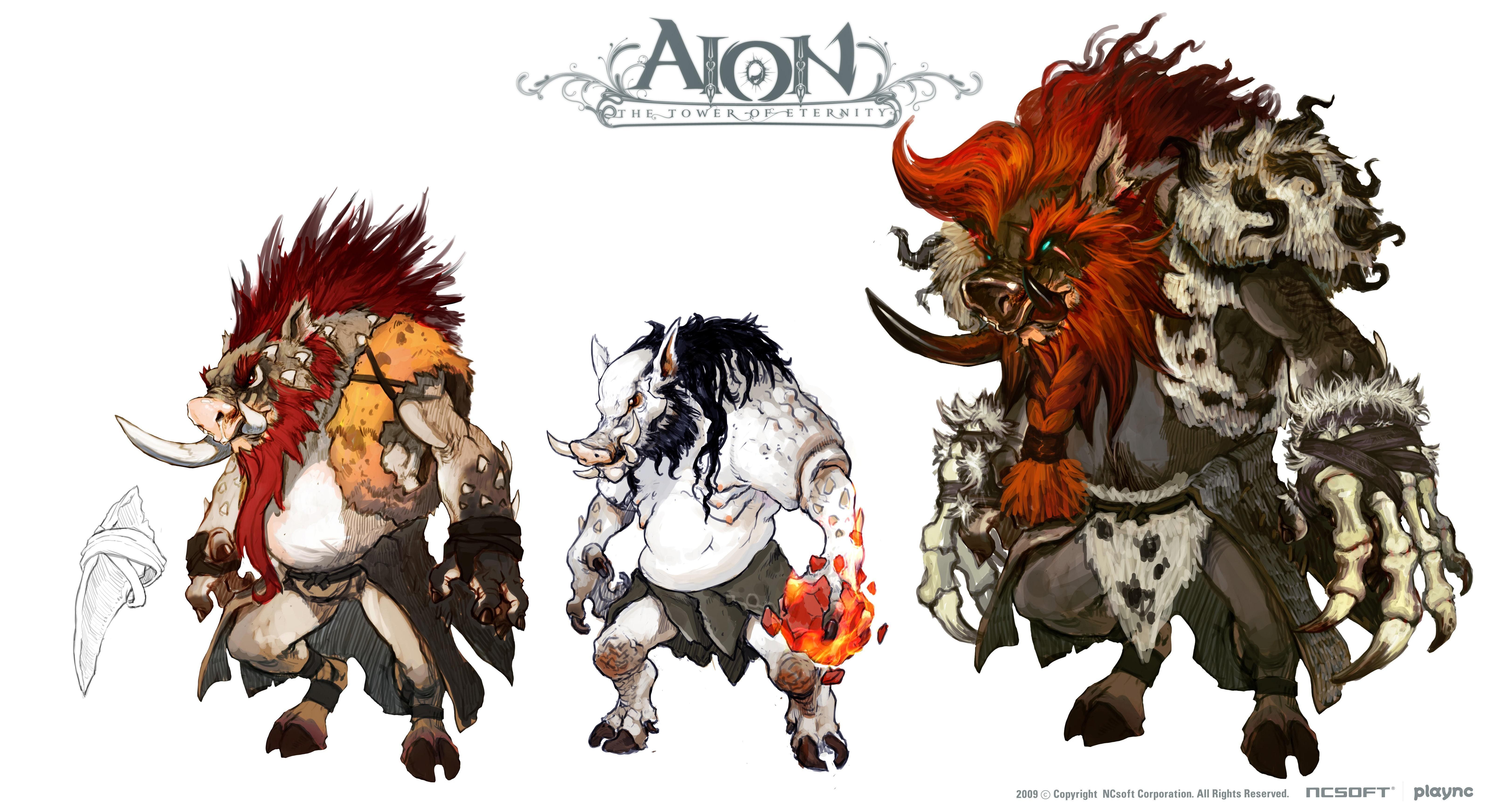 Aion character concept art
