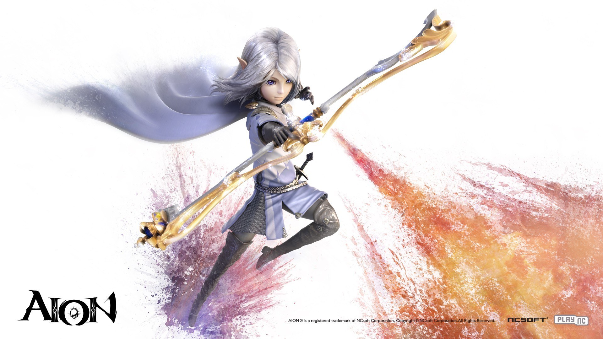 Aion character in action