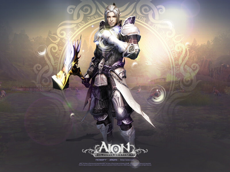 Aion character in armor