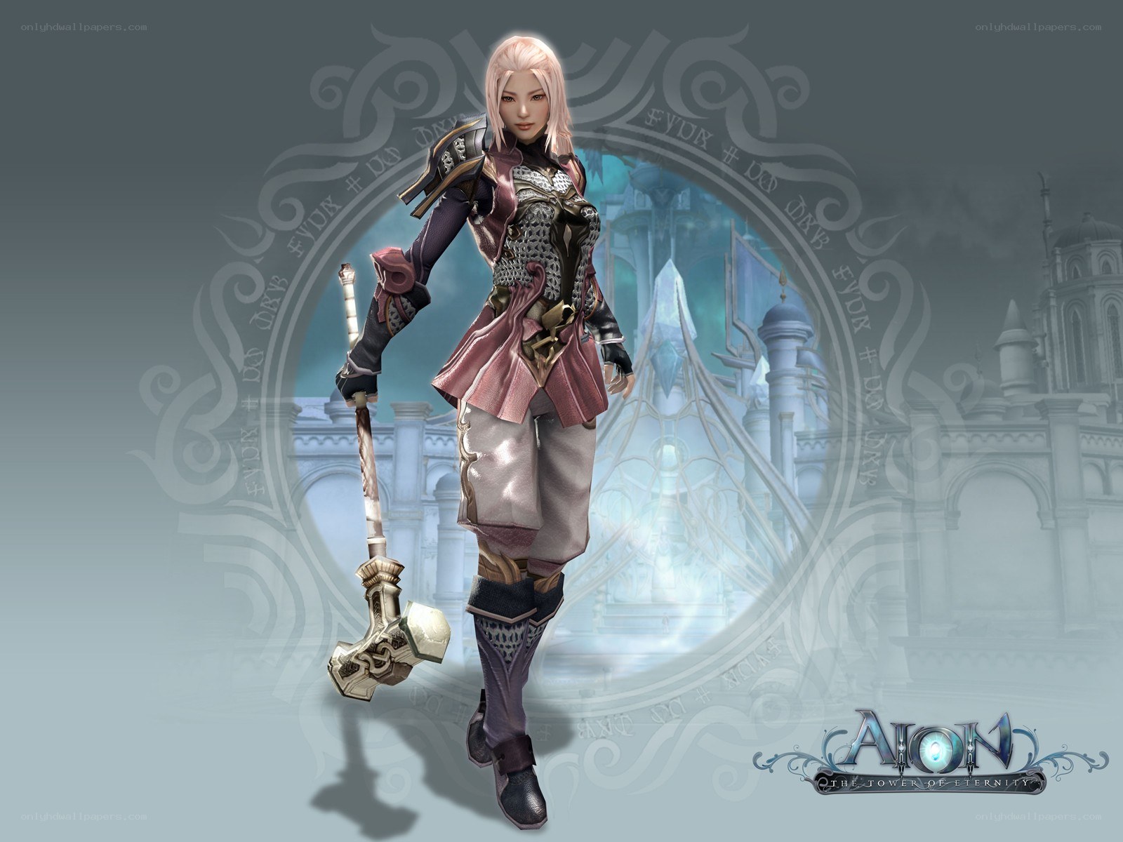 Aion character in armor