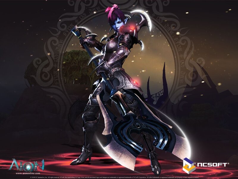 Aion character in armor
