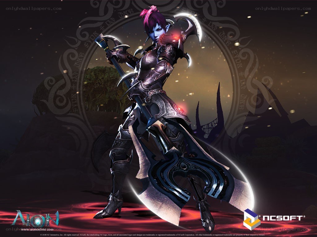 Aion character in armor