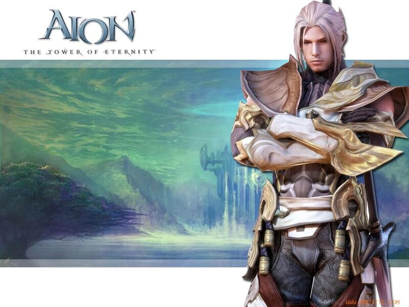 Aion character in fantasy armor