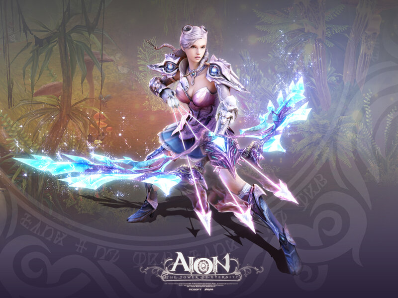 Aion character in fantasy armor