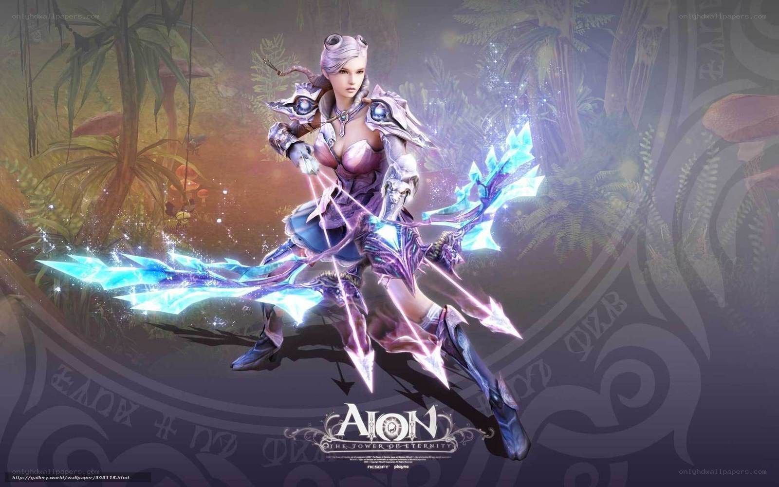 Aion character in jungle