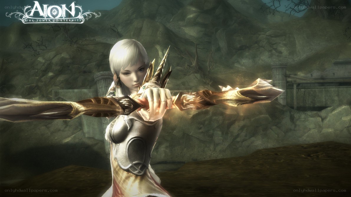 Aion character with bow