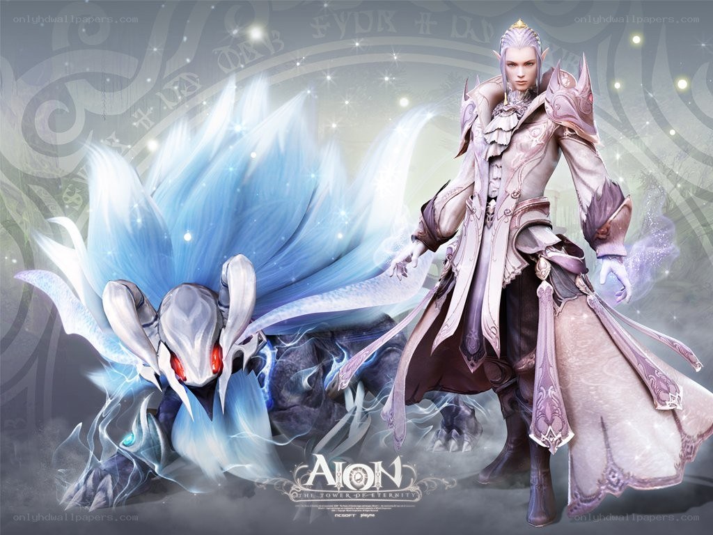Aion character with companion