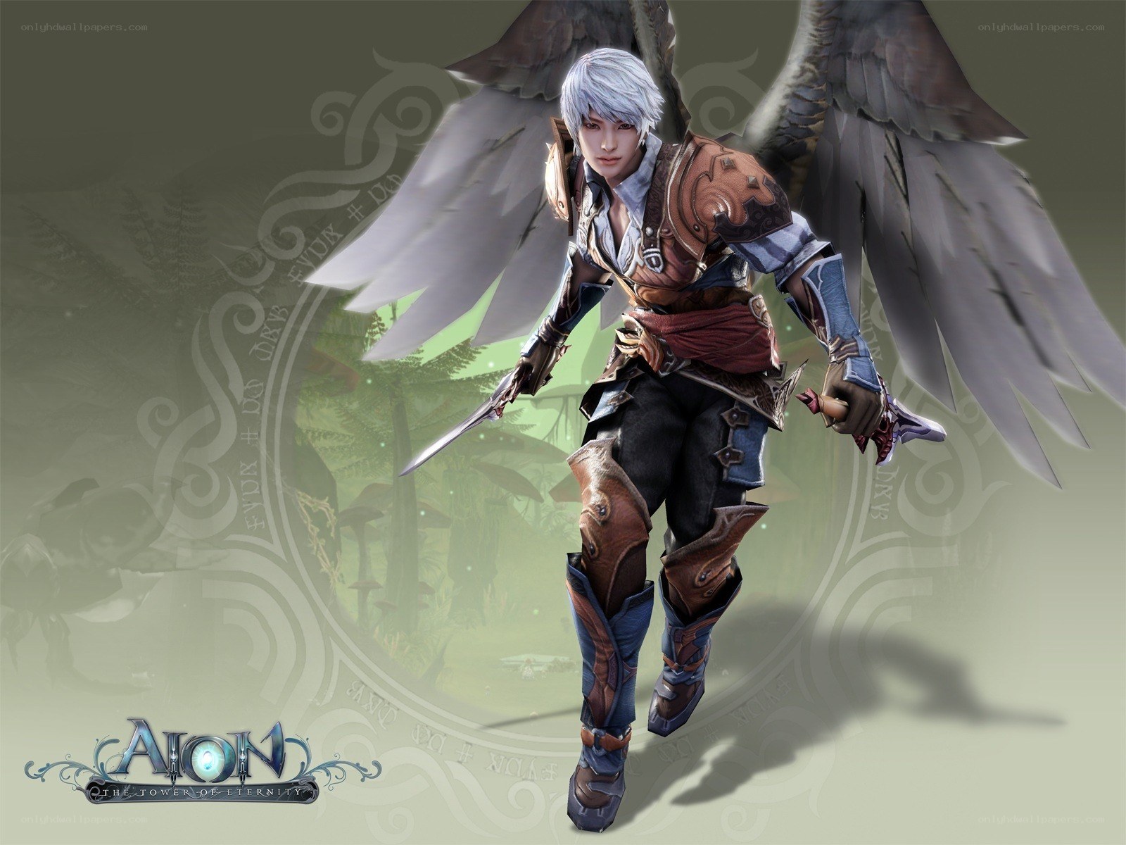 Aion character with wings