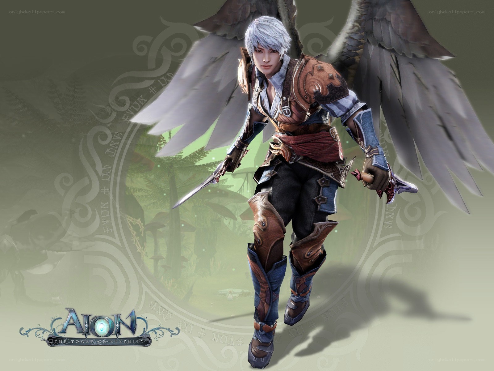 Aion character with wings