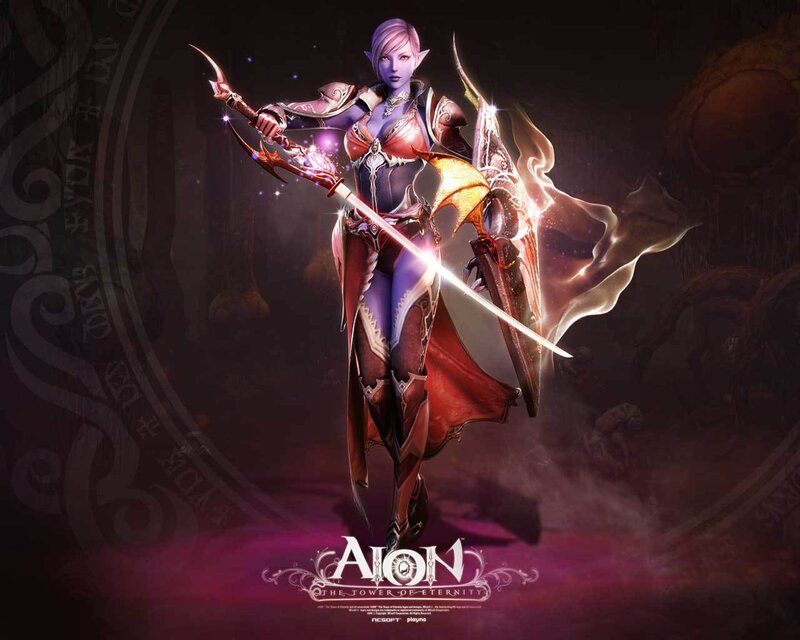 Aion elf warrior character