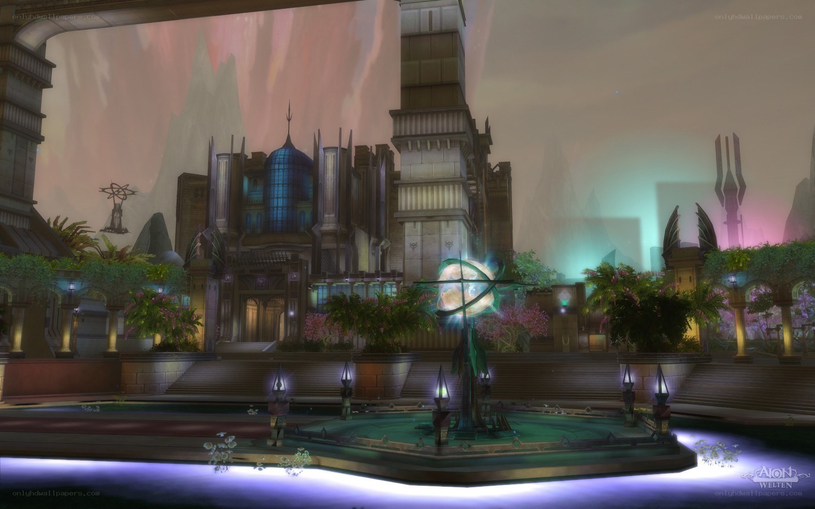 Aion Welten city scene
