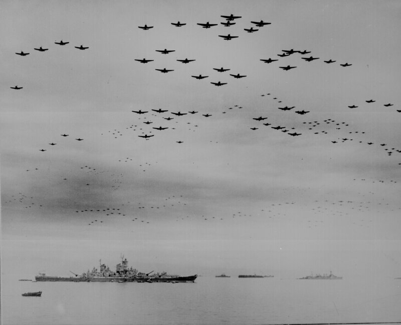 Air and sea military operation