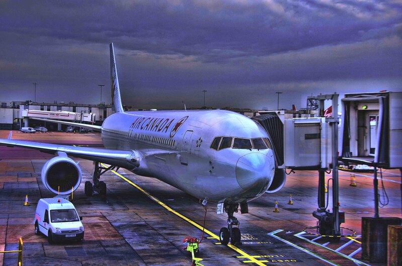 Air Canada Airplane — Gray