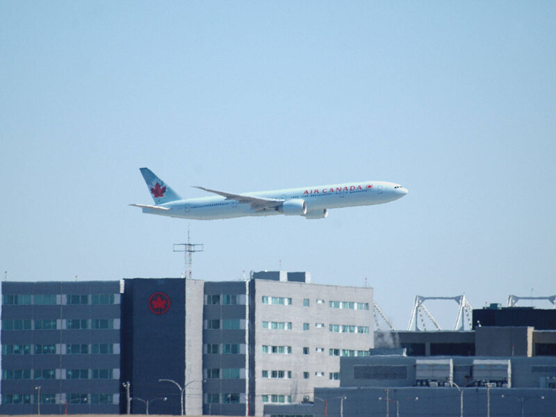 Air Canada Airplane — White, Calm, Afternoon