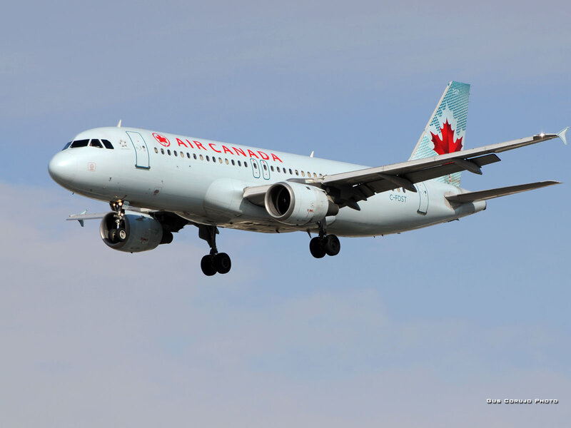 Air Canada Airplane — White, Calm