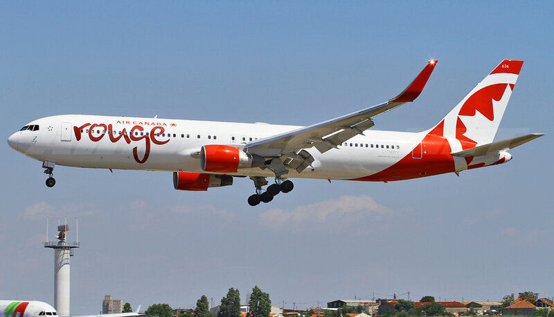 Air Canada Rouge Plane