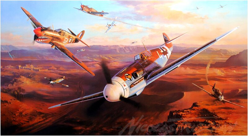 Air Combat over Desert — Orange