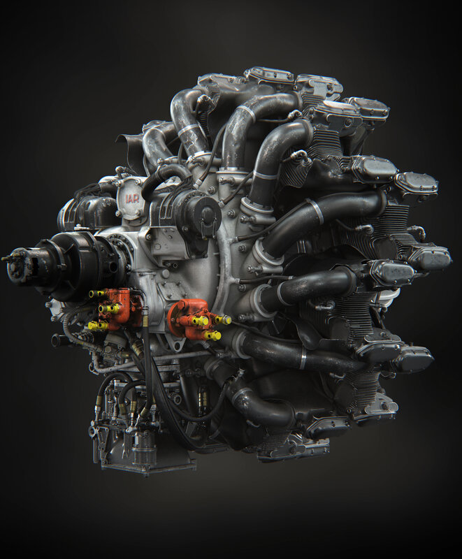 Air-cooled Radial Engine