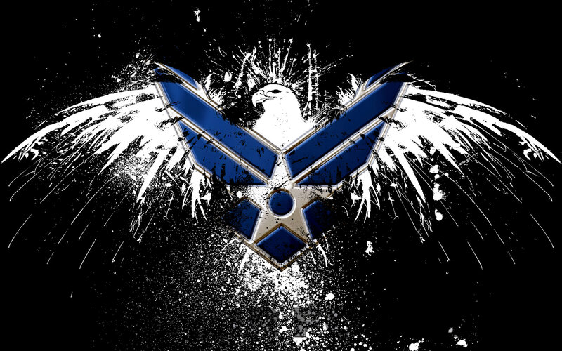 Air Force emblem with eagle