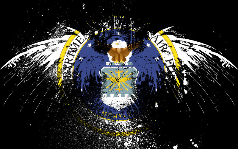 Air Force emblem with wings