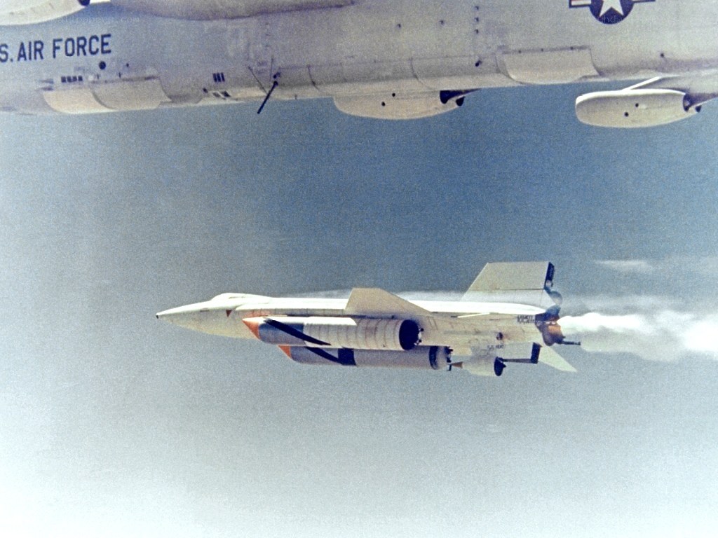 Air Force jet in flight