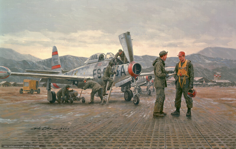 Air Force jet maintenance