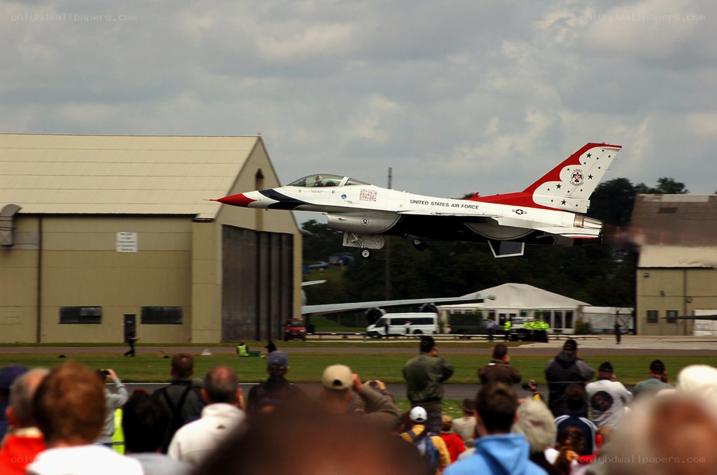 Air Force jet taking off
