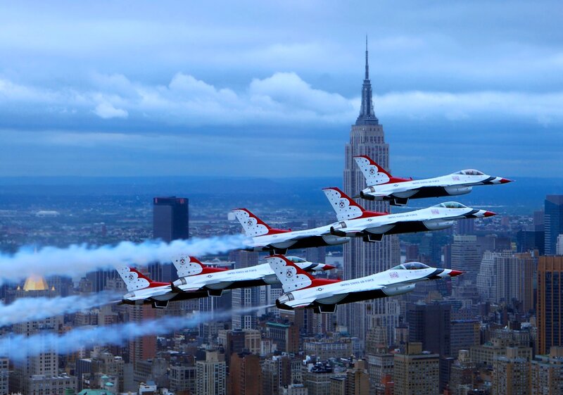Air Force Jets Flying