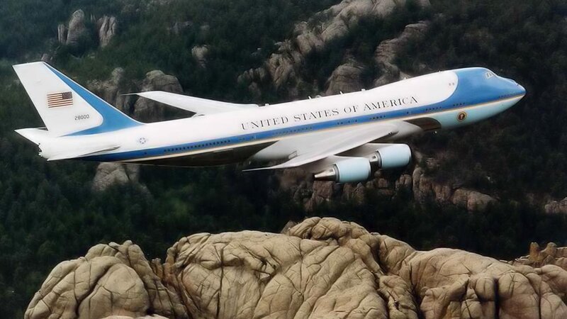 Air Force One Airplane — White