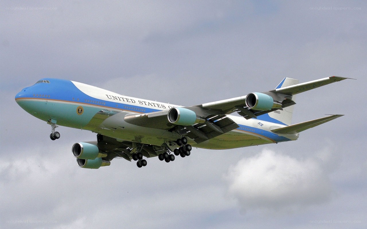 Air Force One in flight