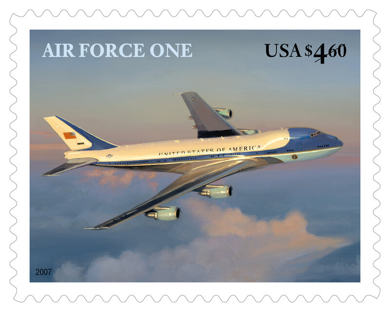 Air Force One stamp