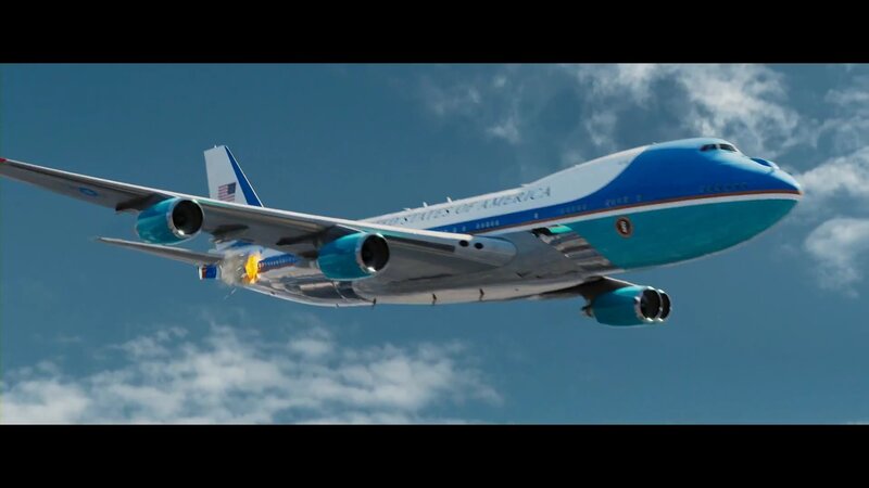 Air Force One under attack