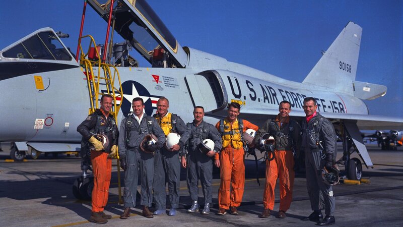 Air Force pilots with jet aircraft
