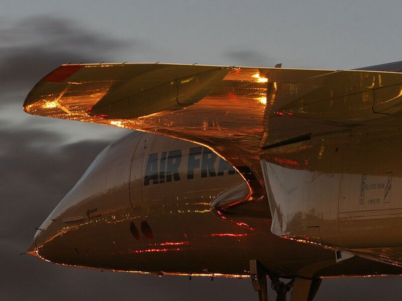 Air France aircraft wing