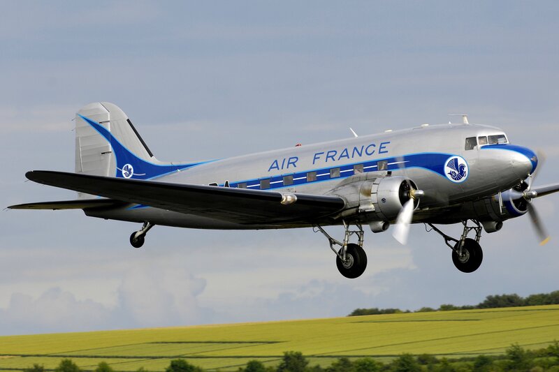 Air France Airplane — Silver