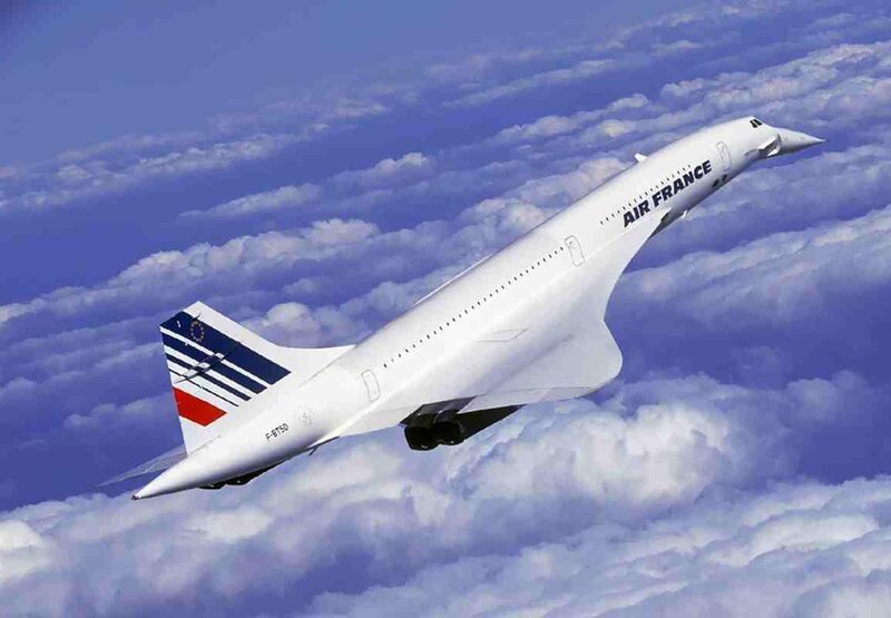 Air France Concorde in flight