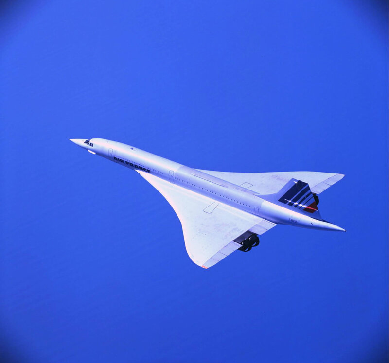Air France Concorde in flight