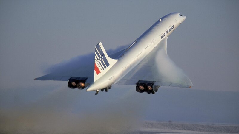 Air France Concorde in flight