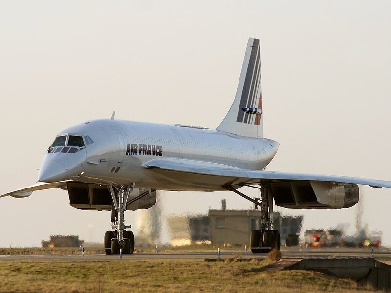 Air France Concorde on runway