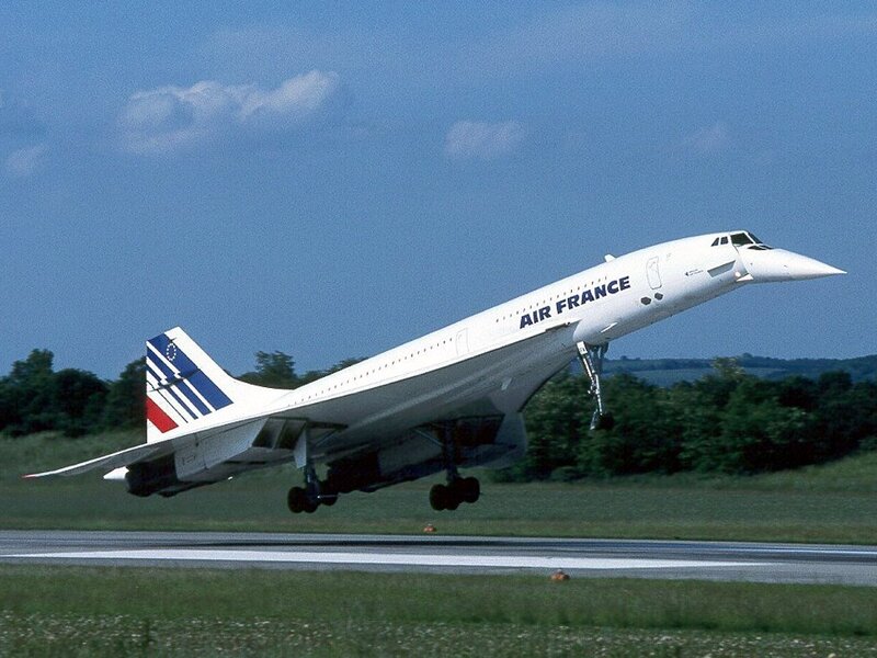 Air France Concorde — White