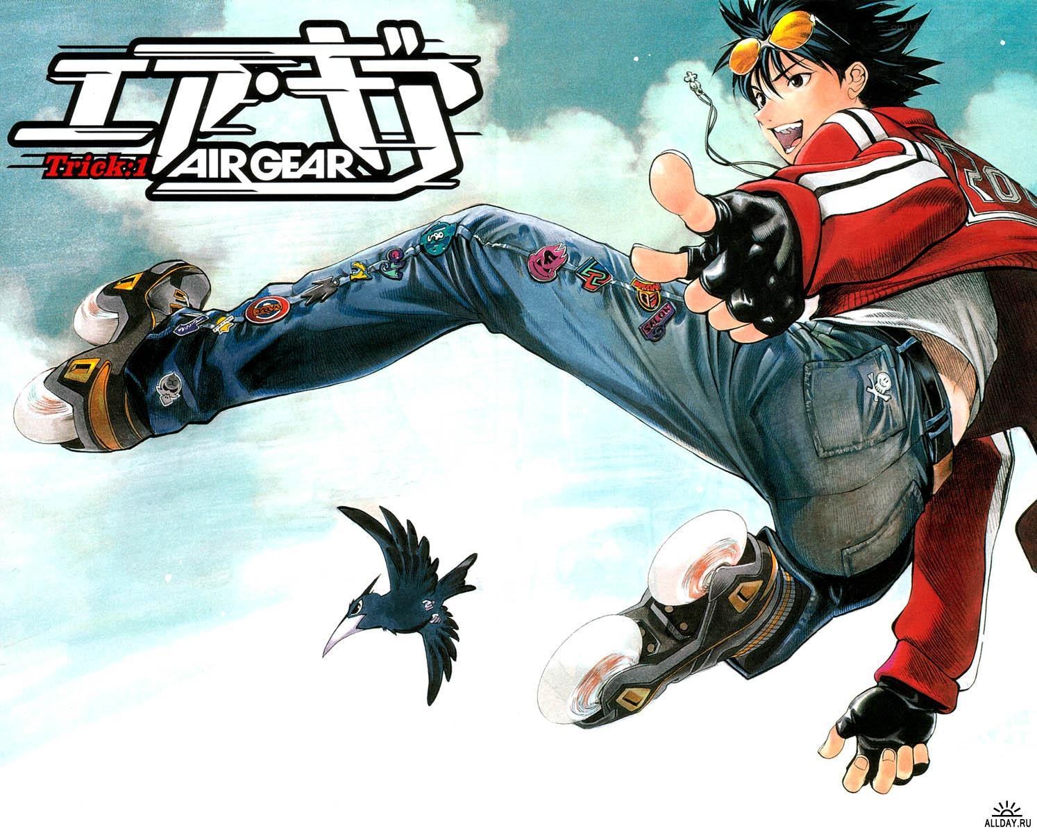 Air Gear anime action scene