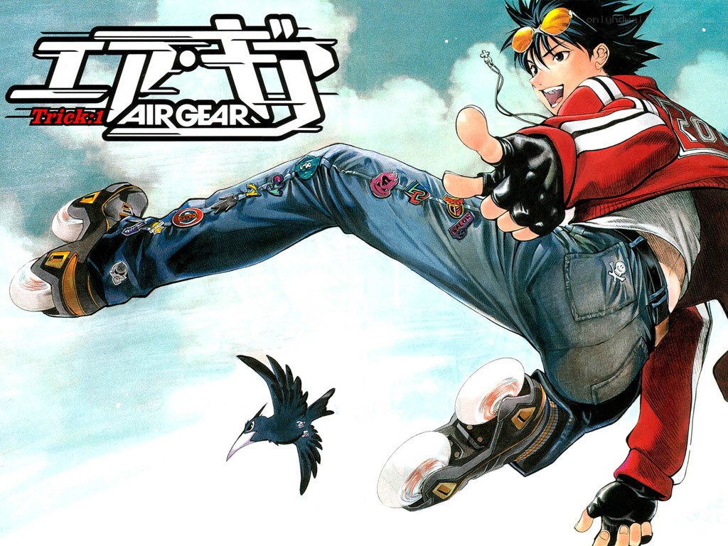Air Gear anime action scene